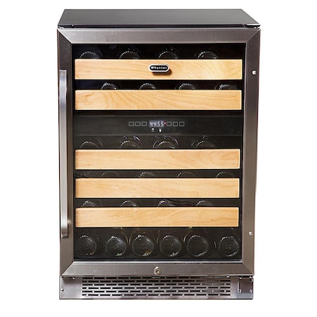 Whynter 46 Bottle Dual Temperature Zone Built-In Wine Refrigerator BWR-462DZ